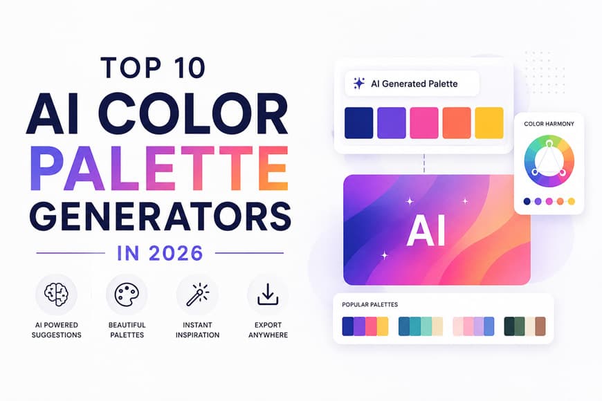 Top 10 AI Color Palette Generators in 2026