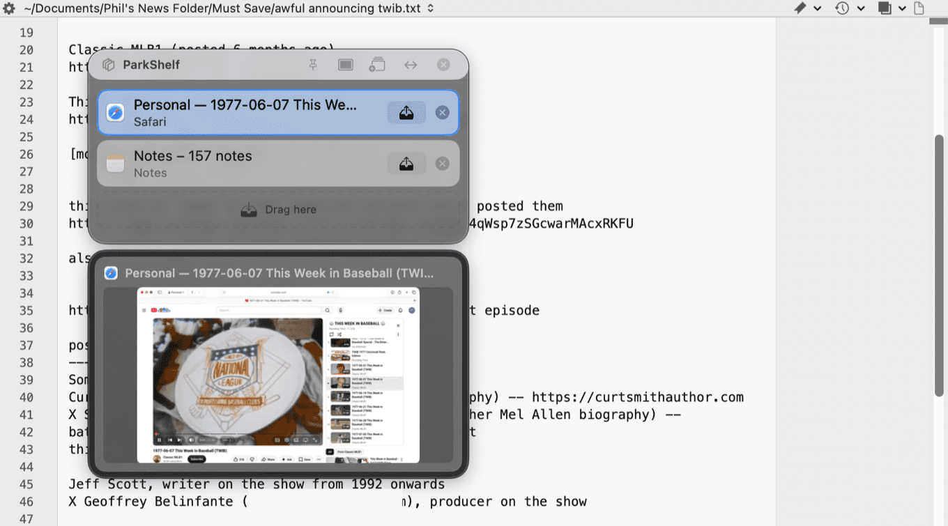 App report: Adding a shelf to my Mac